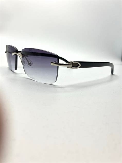 cartier buffalo horn replica|used cartier buffalo horn glasses.